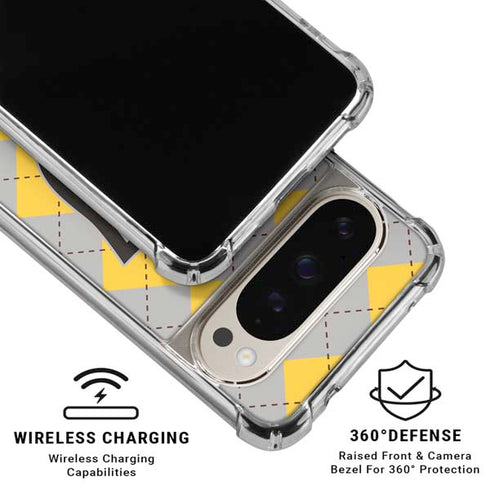 Wizarding World Harry Potter Hufflepuff Crest Pixel 9 Pro XL Clear Case
